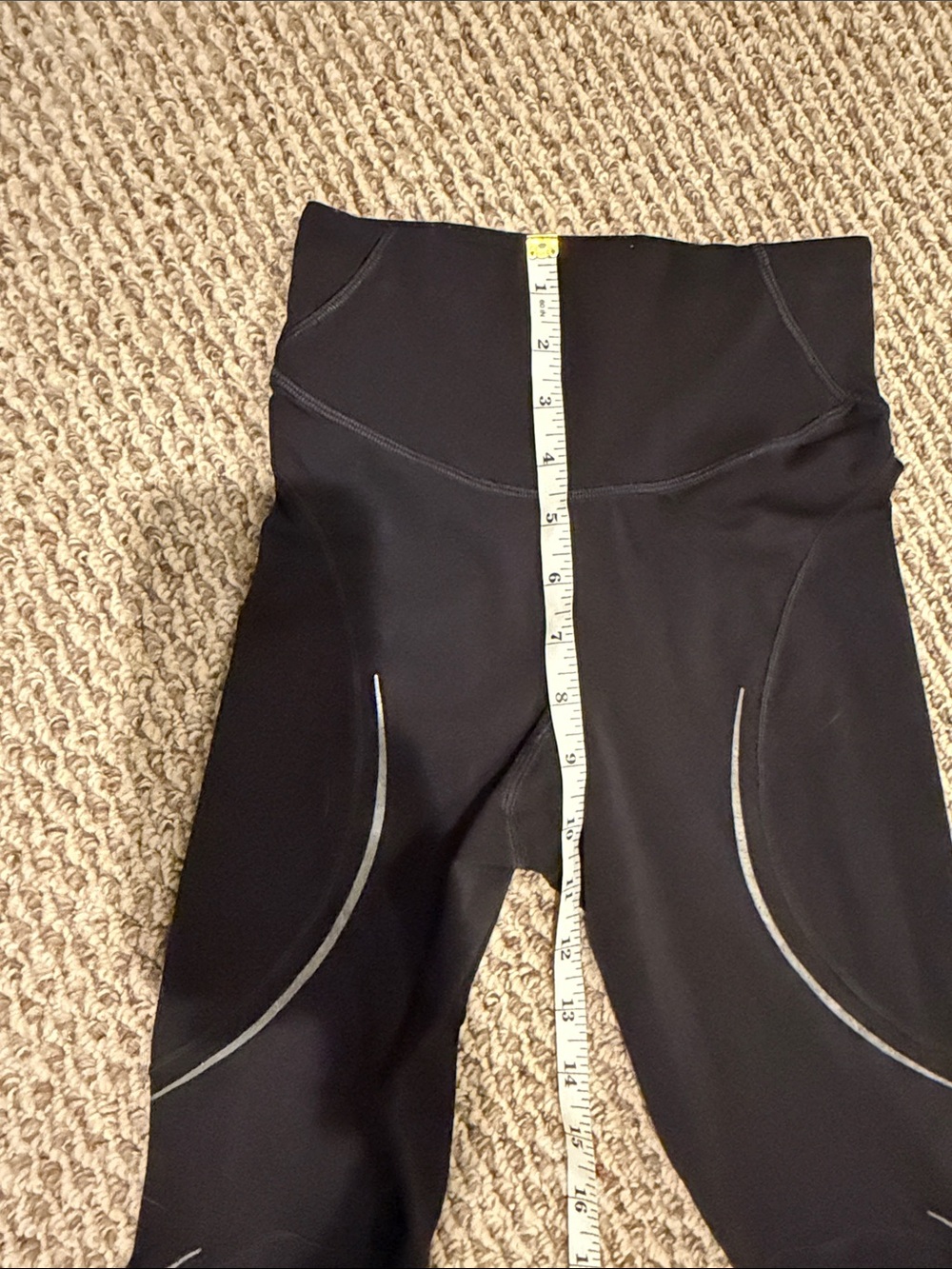 Lululemon Pants Womens 0 Black Base Pace High-Rise HR Reflective Tight 25" - Picture 12 of 12